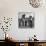 Five Male Musicians Dressed in Hats and Bib Overalls Standing in a Field-Eric Schaal-Photographic Print displayed on a wall