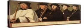 Five Members of the Utrecht Brotherhood of Jerusalem Pilgrims, Ca 1541-Jan van Scorel-Stretched Canvas