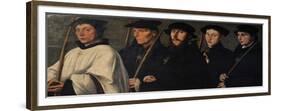 Five Members of the Utrecht Brotherhood of Jerusalem Pilgrims-Jan van Scorel-Framed Premium Giclee Print