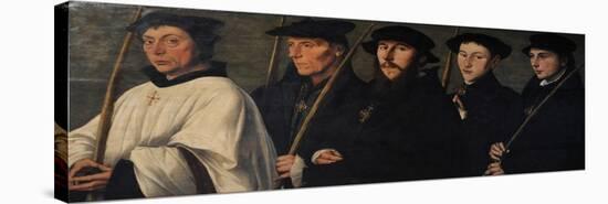 Five Members of the Utrecht Brotherhood of Jerusalem Pilgrims-Jan van Scorel-Stretched Canvas