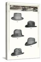Five Men's Hats-null-Stretched Canvas