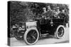 Five Men Sitting in a Motor Car, 1902-null-Stretched Canvas