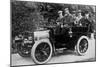 Five Men Sitting in a Motor Car, 1902-null-Mounted Giclee Print