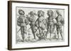 Five Mercenaries in the Thirty Years' War (1518-48), 1530-Daniel Hopfer-Framed Giclee Print