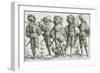 Five Mercenaries in the Thirty Years' War (1518-48), 1530-Daniel Hopfer-Framed Giclee Print