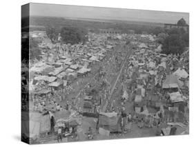 Five Million Indians Flee Shortly after the Newly Created Nations of India and Pakistan, 1947-Margaret Bourke-White-Stretched Canvas