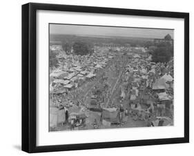 Five Million Indians Flee Shortly after the Newly Created Nations of India and Pakistan, 1947-Margaret Bourke-White-Framed Photographic Print
