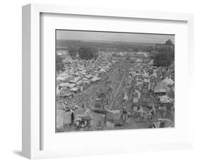 Five Million Indians Flee Shortly after the Newly Created Nations of India and Pakistan, 1947-Margaret Bourke-White-Framed Photographic Print