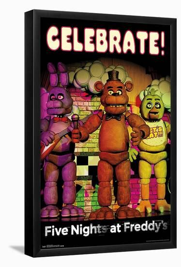 Five Nights at Freddy's - Celebrate-Trends International-Framed Poster