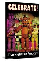 Five Nights at Freddy's - Celebrate-Trends International-Stretched Canvas