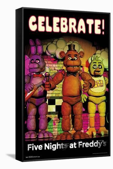 Five Nights at Freddy's - Celebrate-Trends International-Framed Stretched Canvas