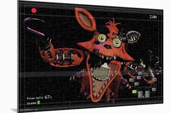 Five Nights at Freddy's - Foxy Camera-Trends International-Mounted Poster