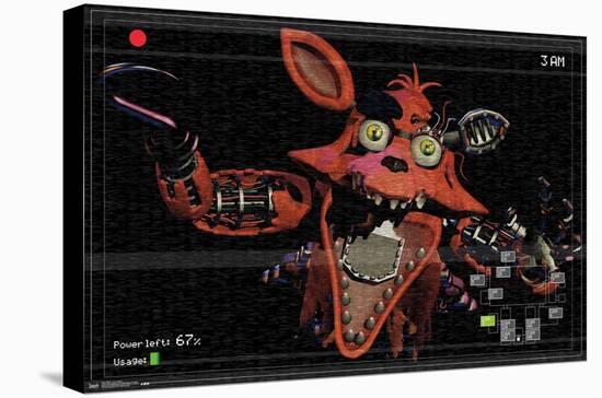Five Nights at Freddy's - Foxy Camera-Trends International-Stretched Canvas