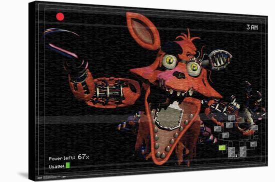 Five Nights at Freddy's - Foxy Camera-Trends International-Stretched Canvas