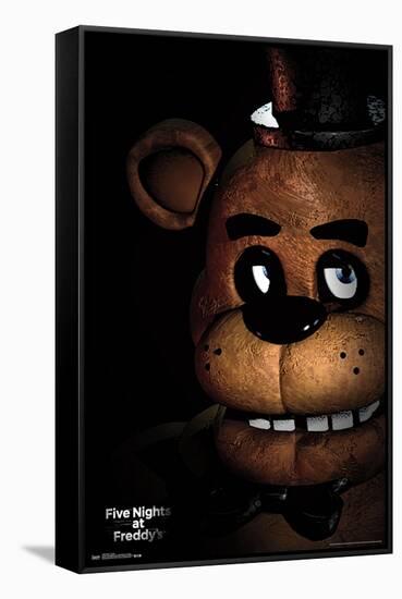 Five Nights at Freddy's - Freddy-Trends International-Framed Stretched Canvas