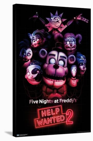 Five Nights at Freddy's: Help Wanted 2 - Key Art-Trends International-Stretched Canvas