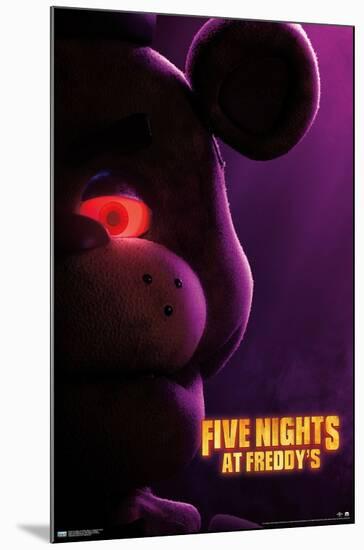 Five Nights at Freddy's Movie - Freddy One Sheet-Trends International-Mounted Poster