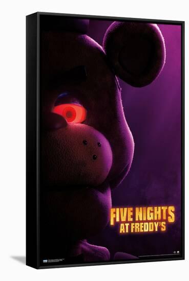 Five Nights at Freddy's Movie - Freddy One Sheet-Trends International-Framed Stretched Canvas