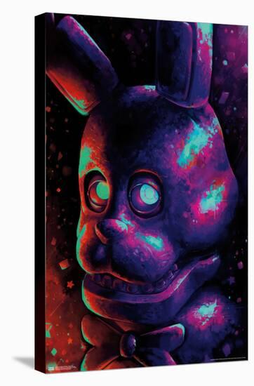 Five Nights at Freddy's - Neon Heat-Trends International-Stretched Canvas