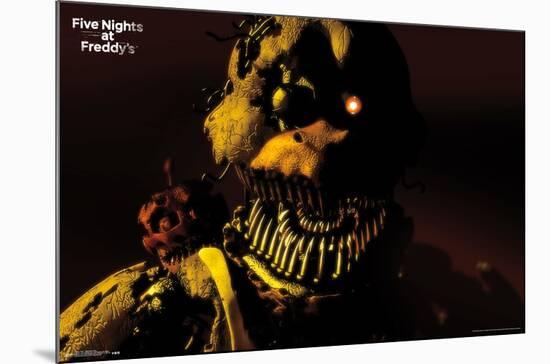 Five Nights at Freddy's - Nightmare Chica-Trends International-Mounted Poster
