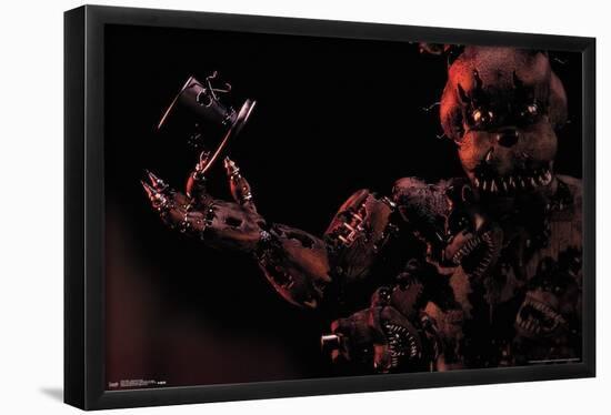 Five Nights at Freddy's - Nightmare Freddy-Trends International-Framed Poster