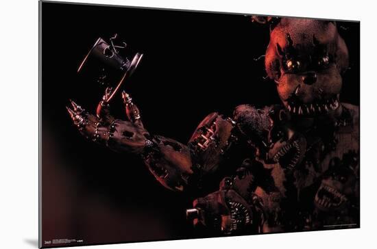 Five Nights at Freddy's - Nightmare Freddy-Trends International-Mounted Poster