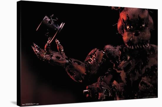 Five Nights at Freddy's - Nightmare Freddy-Trends International-Stretched Canvas