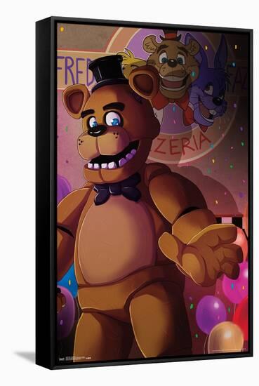 Five Nights at Freddy's - Pizzeria Art-Trends International-Framed Stretched Canvas