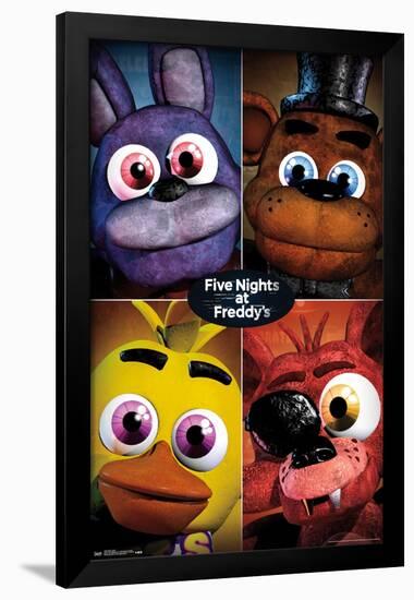 Five Nights at Freddy's - Quad-Trends International-Framed Poster