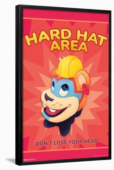 Five Nights at Freddy's: Security Breach - Hard Hat-Trends International-Framed Poster