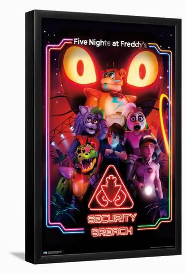 Five Nights at Freddy's: Security Breach - Key Art-Trends International-Framed Poster