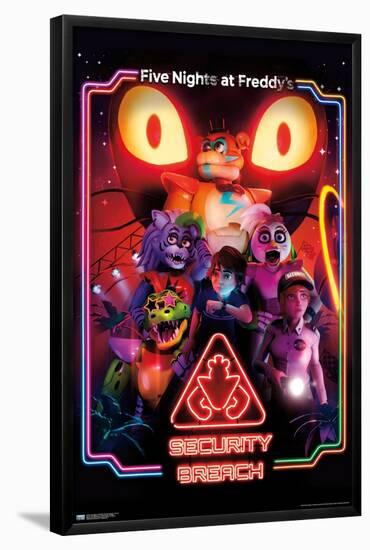 Five Nights at Freddy's: Security Breach - Key Art-Trends International-Framed Poster