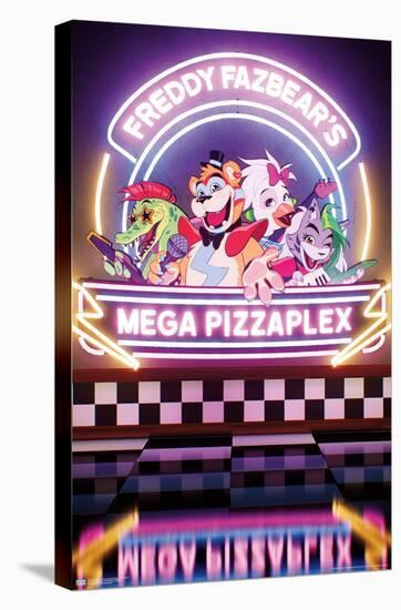 Five Nights at Freddy's: Security Breach - Mega Pizzaplex-Trends International-Stretched Canvas