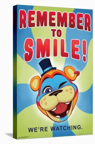 Five Nights at Freddy's: Security Breach - Remember To Smile-Trends International-Stretched Canvas