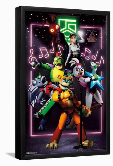 Five Nights at Freddy's: Security Breach - The Band-Trends International-Framed Poster