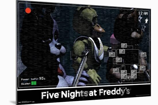 Five Nights at Freddy's - Show Stage-Trends International-Mounted Poster