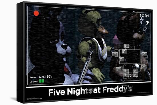 Five Nights at Freddy's - Show Stage-Trends International-Framed Stretched Canvas