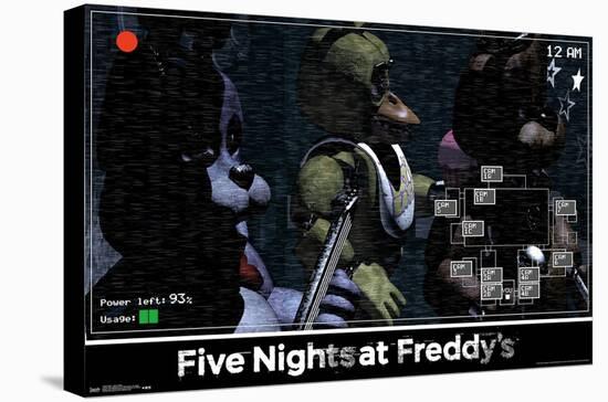 Five Nights at Freddy's - Show Stage-Trends International-Stretched Canvas