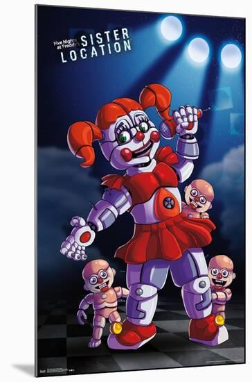 Five Nights at Freddy's: Sister Location - Baby-Trends International-Mounted Poster