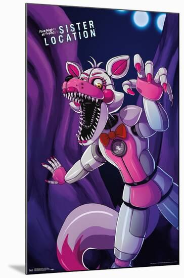 Five Nights at Freddy's: Sister Location - Funtime Foxy-Trends International-Mounted Poster