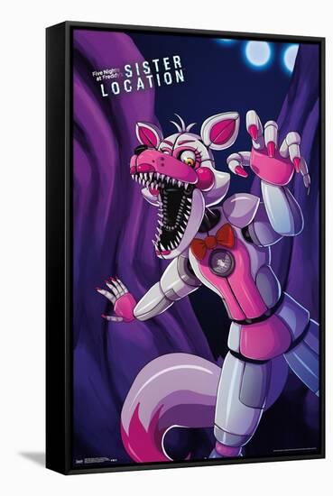 Five Nights at Freddy's: Sister Location - Funtime Foxy-Trends International-Framed Stretched Canvas