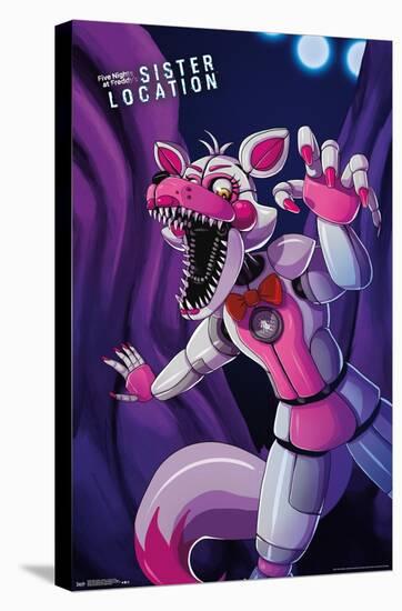 Five Nights at Freddy's: Sister Location - Funtime Foxy-Trends International-Stretched Canvas