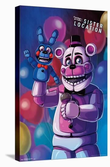 Five Nights at Freddy's: Sister Location - Funtime Freddy-Trends International-Stretched Canvas