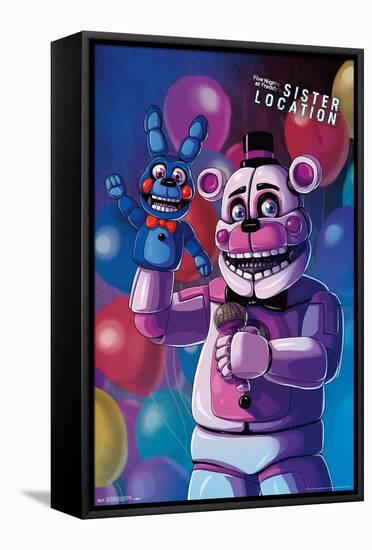 Five Nights at Freddy's: Sister Location - Funtime Freddy-Trends International-Framed Stretched Canvas