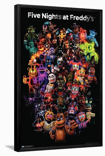 Five Nights at Freddy's: Special Delivery - Collage-Trends International-Framed Poster