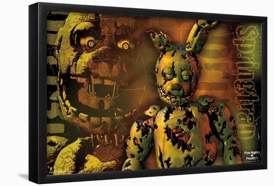 Five Nights at Freddy's - Springtrap-Trends International-Framed Poster