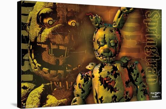 Five Nights at Freddy's - Springtrap-Trends International-Stretched Canvas