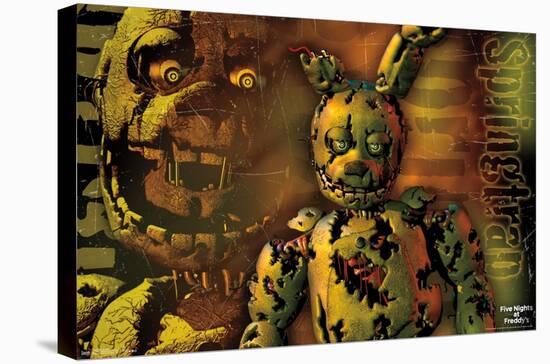 Five Nights at Freddy's - Springtrap-Trends International-Stretched Canvas