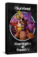 Five Nights at Freddy's - Survived-Trends International-Framed Stretched Canvas