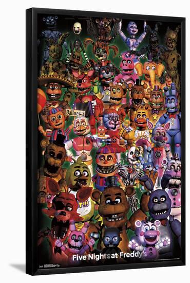Five Nights at Freddy's - Ultimate Group-null-Framed Standard Poster